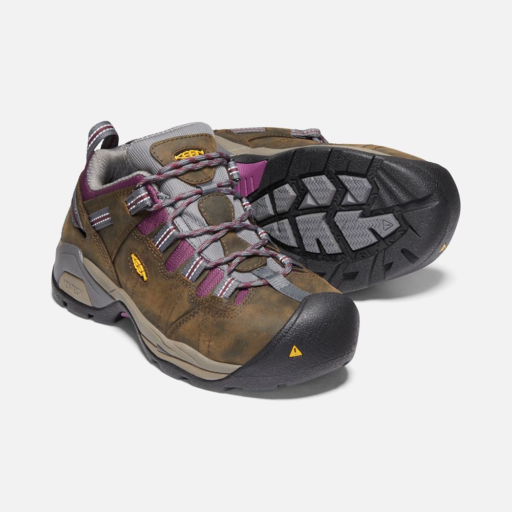 Keen Iş Ayakkabısı Kadın Kahverengi - Detroit Xt (Steel Toe) - Türkiye GLMB23496